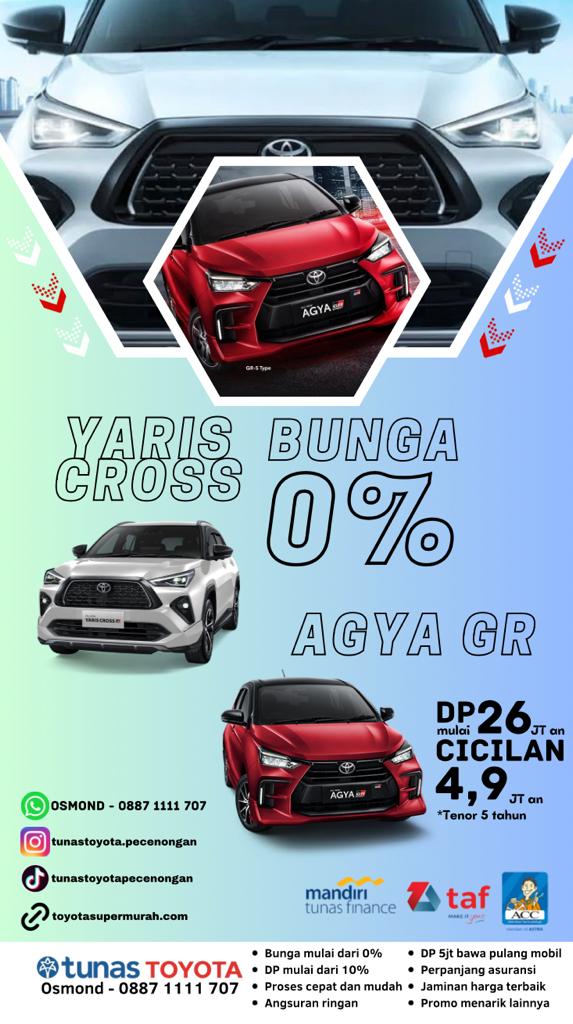 Promo Yaris Cross & Agya 2023